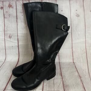 Born genuine leather black riding boots Size 10